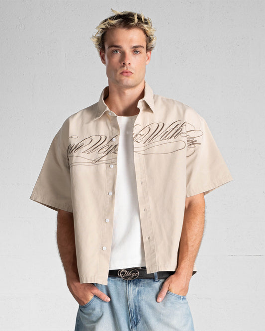 "FWWL" SHIRT - Beige