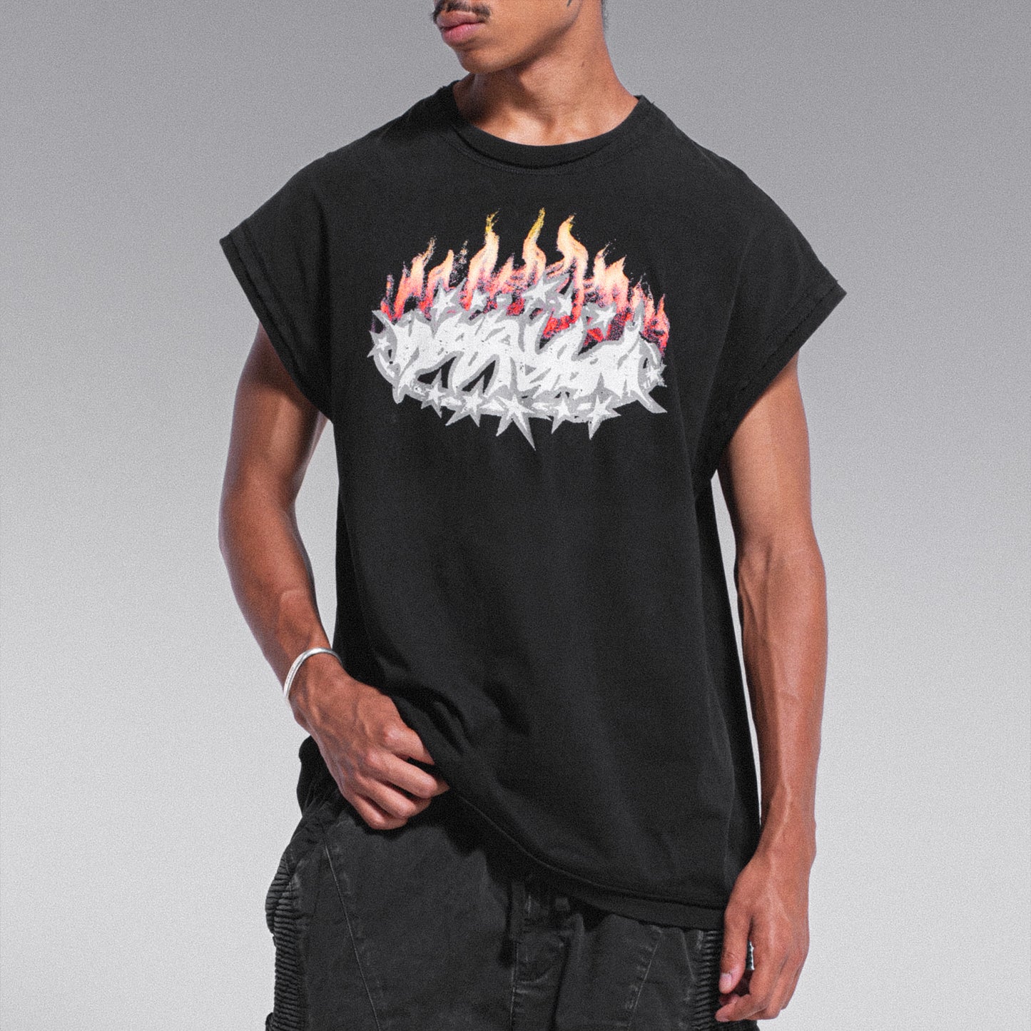 TANKTOP "HELLFIRE" - BLACK