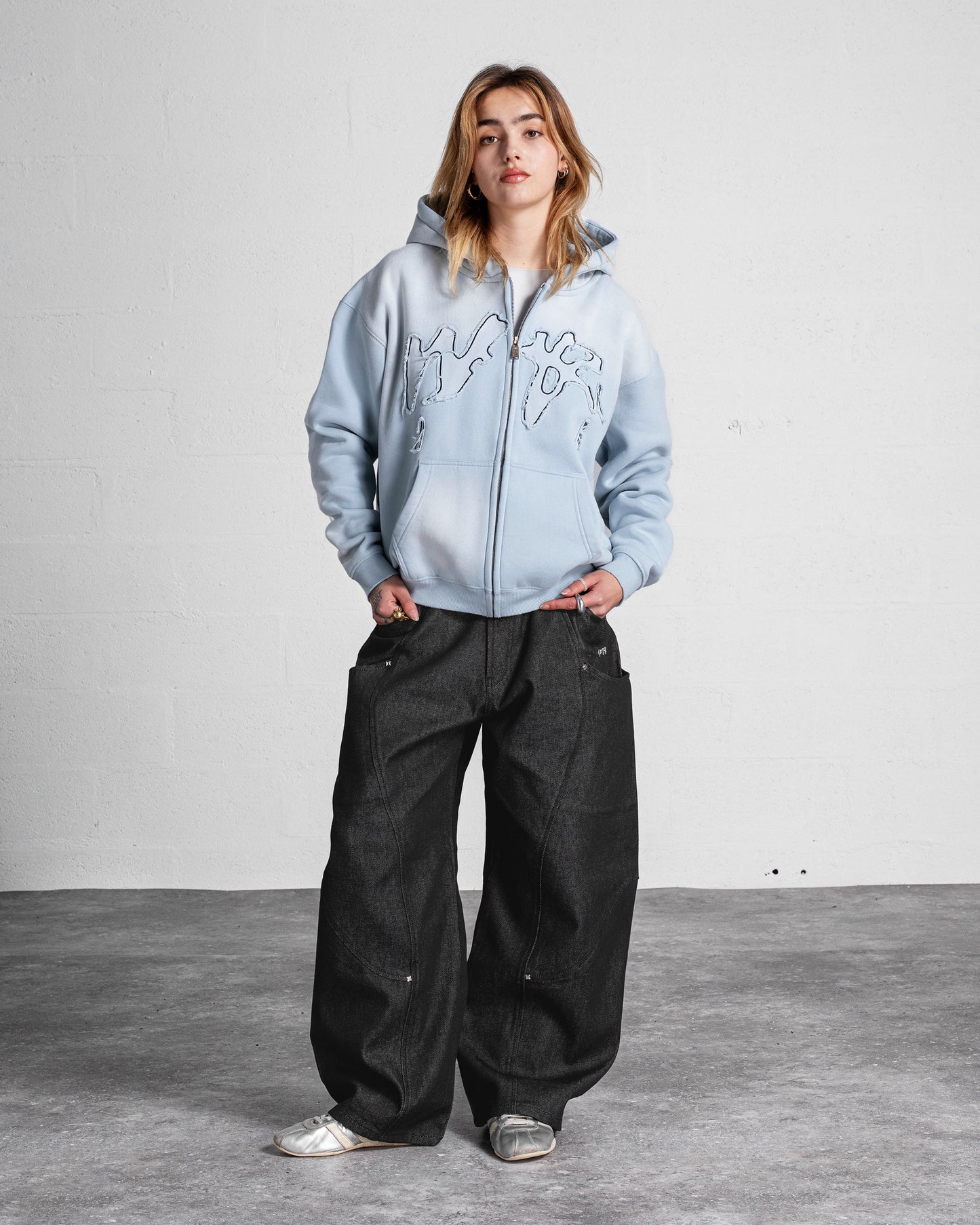 GILET "FADING WEYZ" - BLEU CLAIR