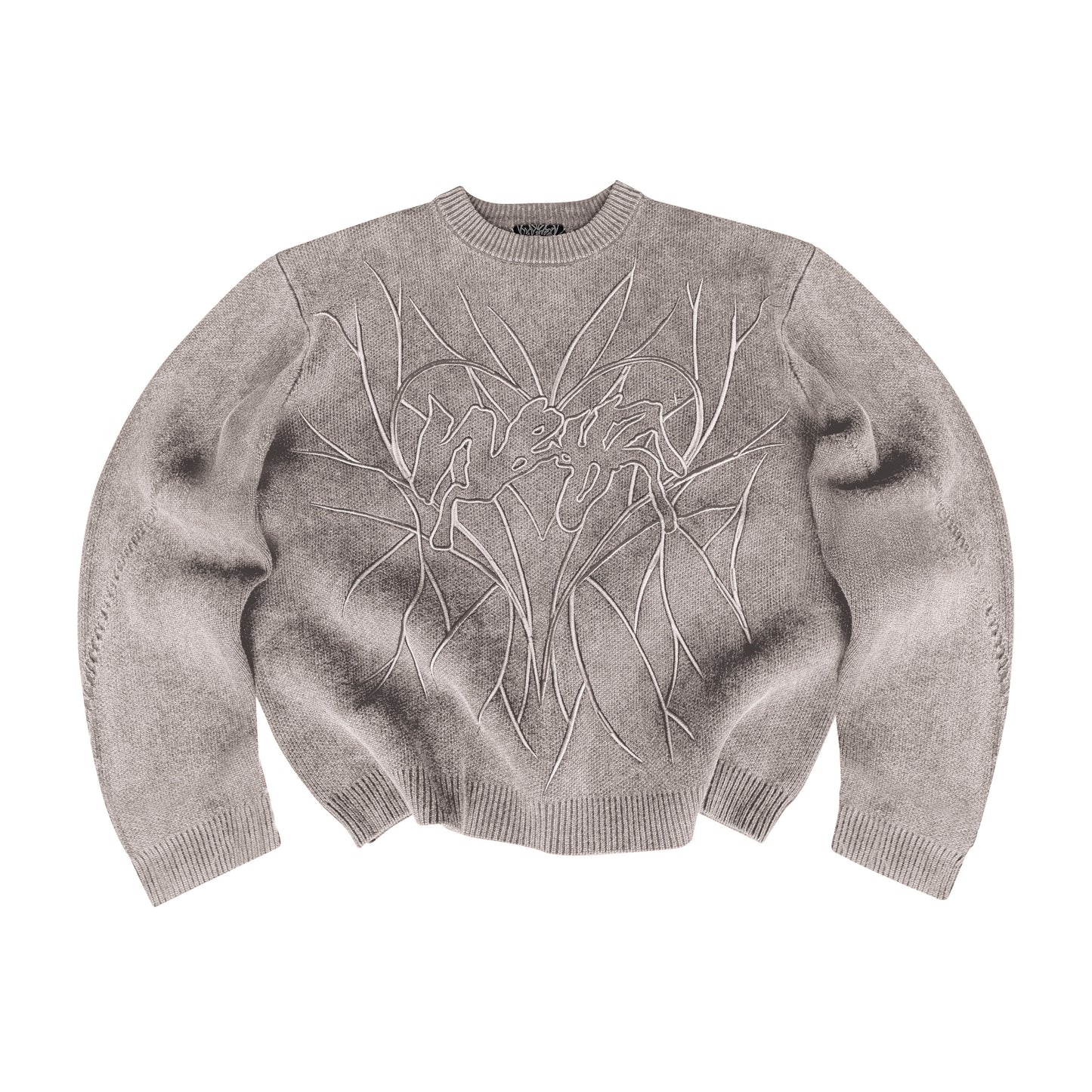 "HEART" KNIT - Beige