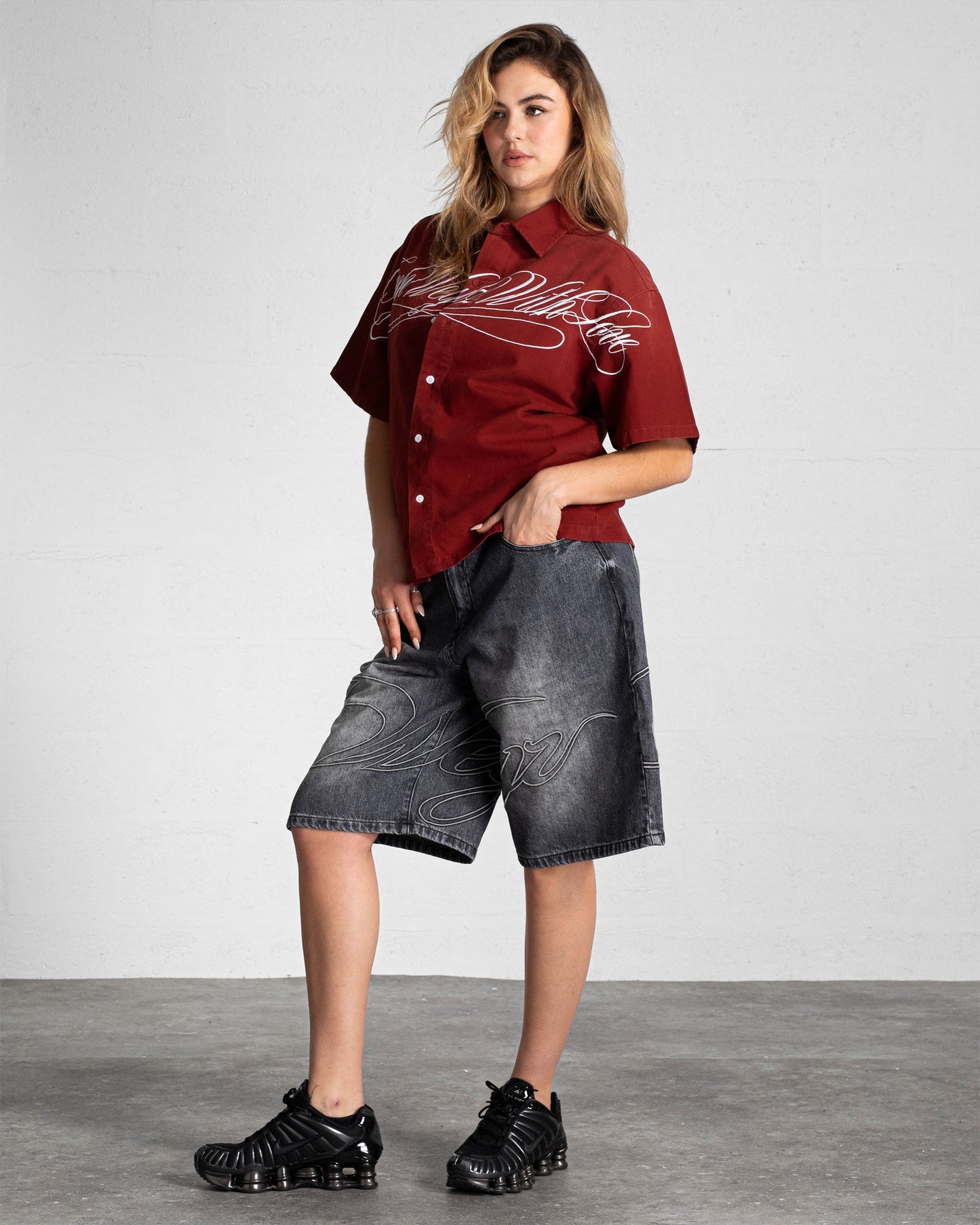 Short Denim "HERITAGE" - Bleu Clair Délavé