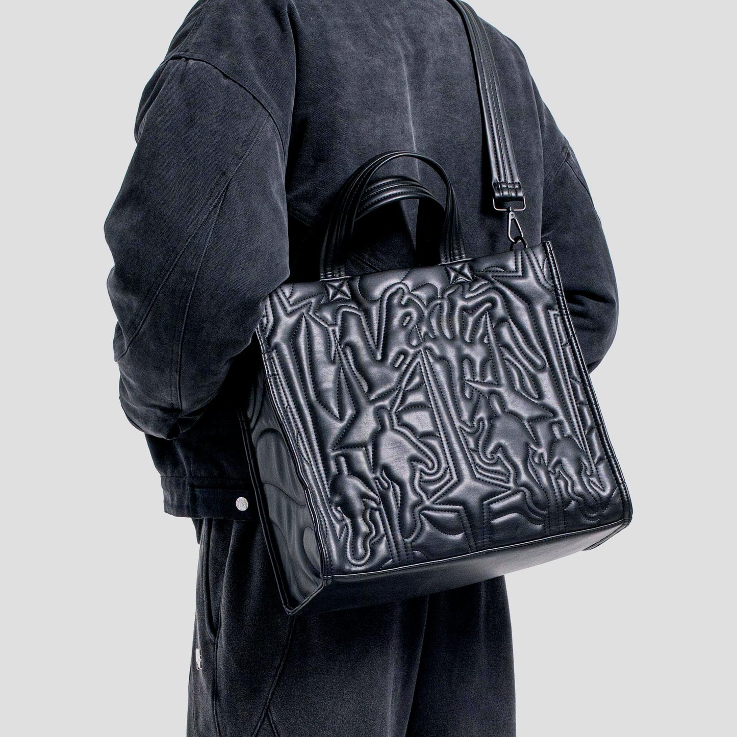 Messenger Bag "Nightwalkers" - Black