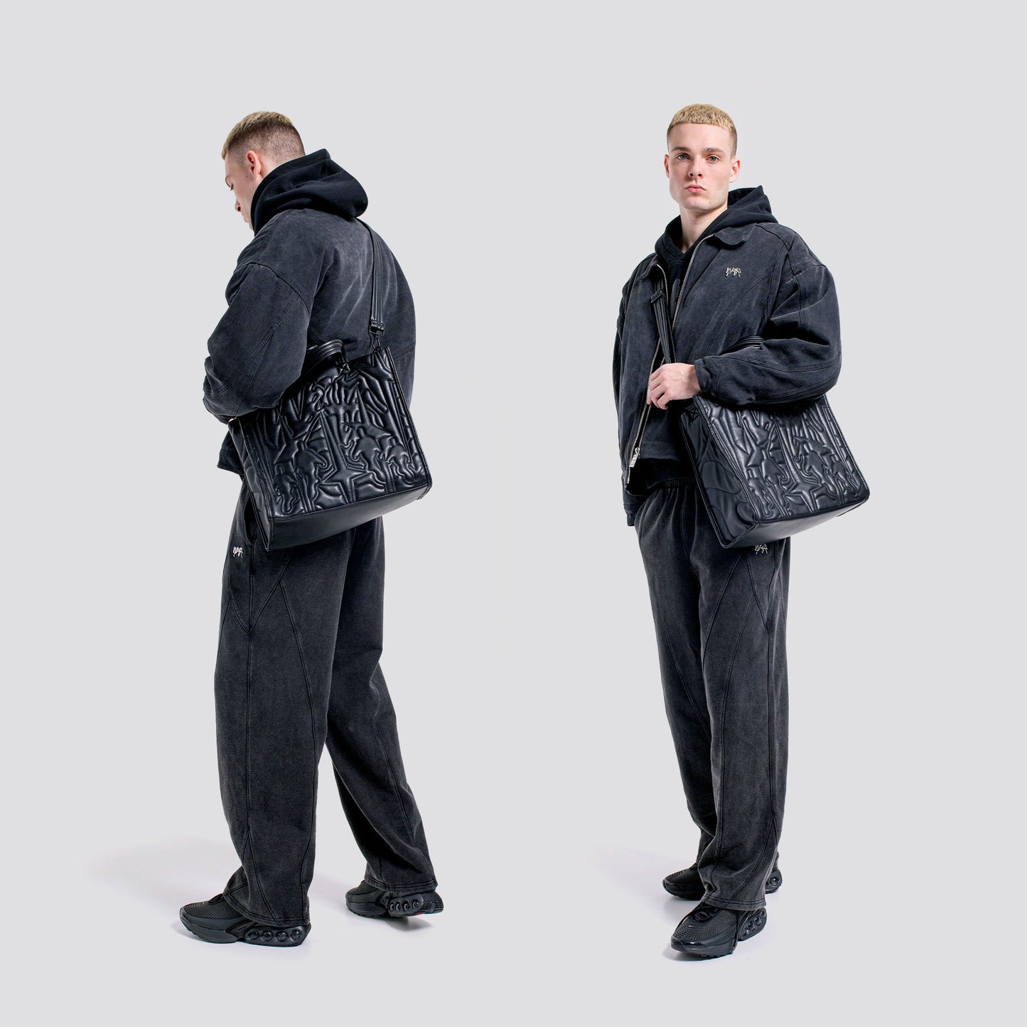 Messenger Bag "Nightwalkers" - Black