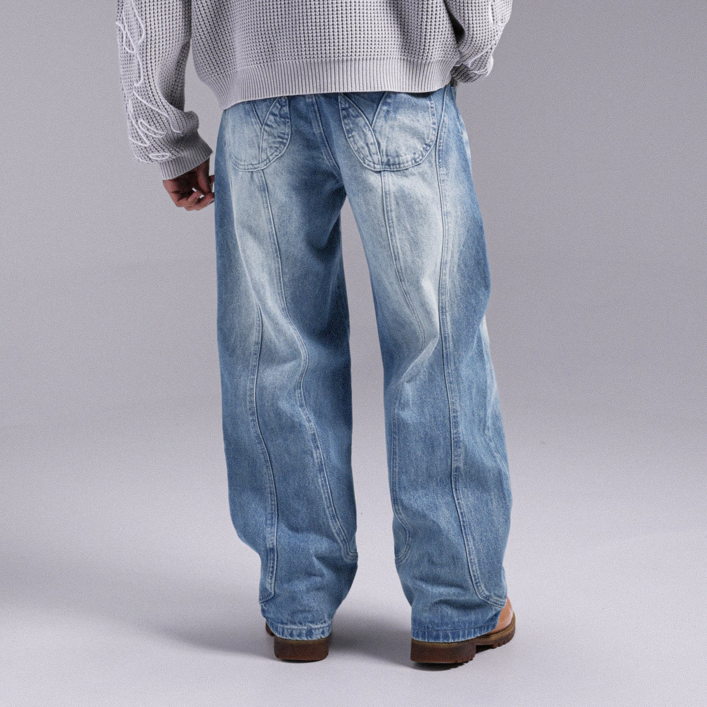 "ARCH" DENIM PANTS WEYZ - Light Blue