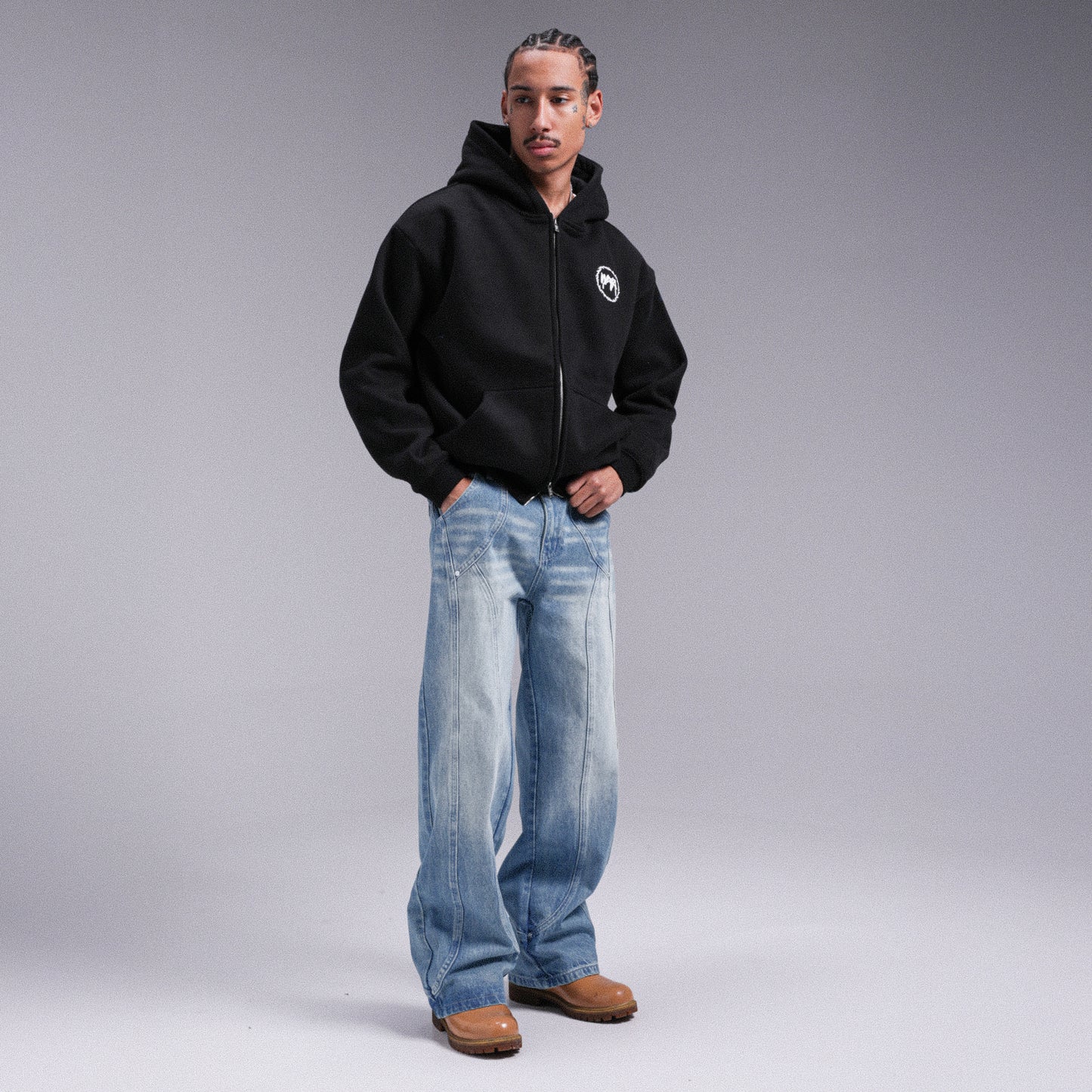 "ARCH" DENIM PANTS WEYZ - Light Blue