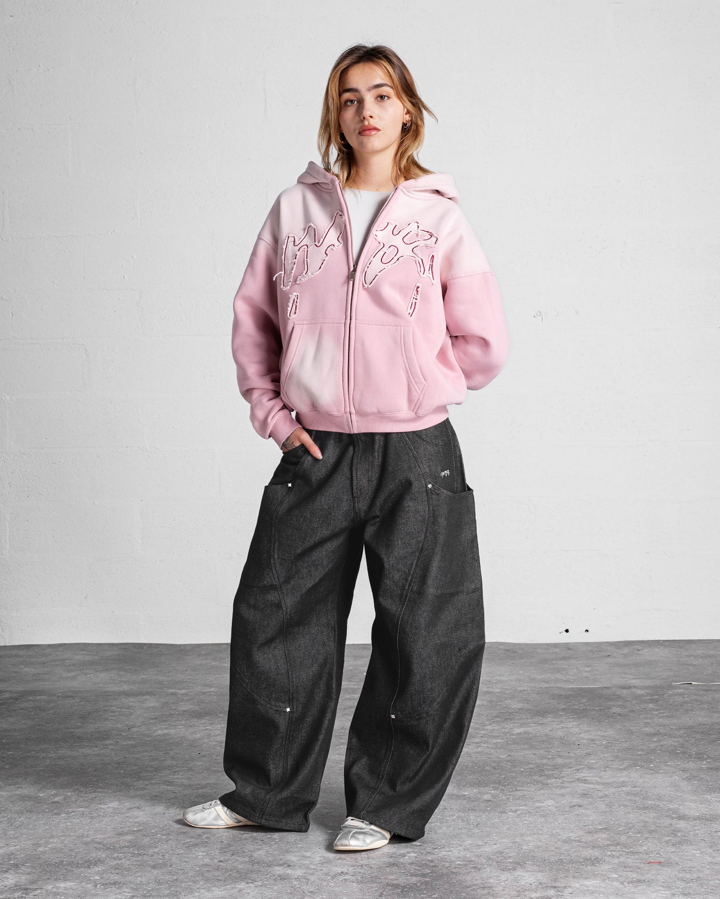 GILET "FADING WEYZ" - ROSE