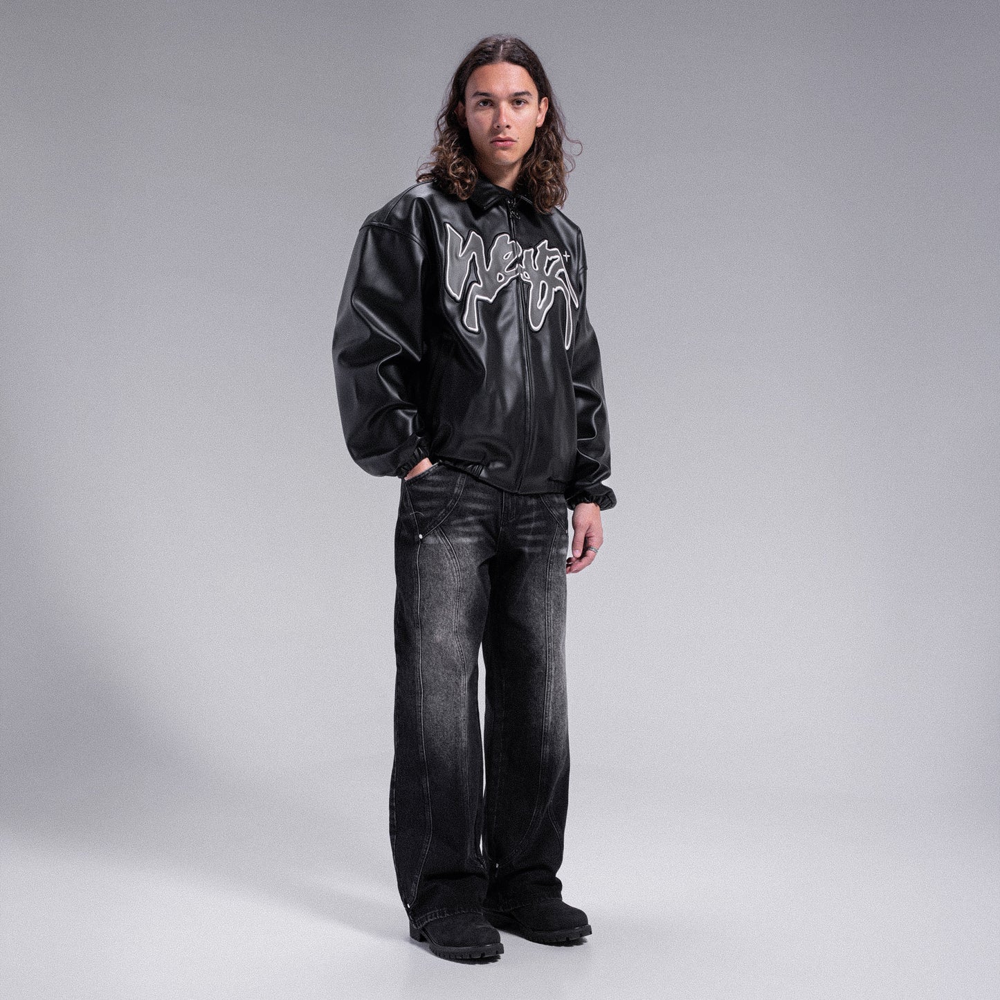 The "WEYZ" PU Jacket - Black edition