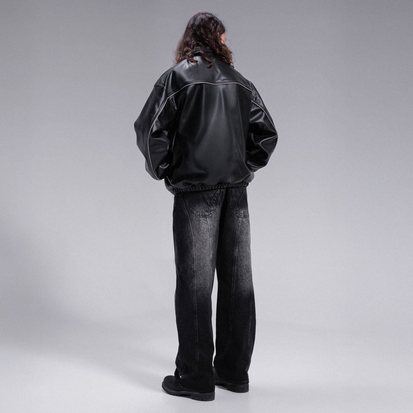 The "WEYZ" PU Jacket - Black edition