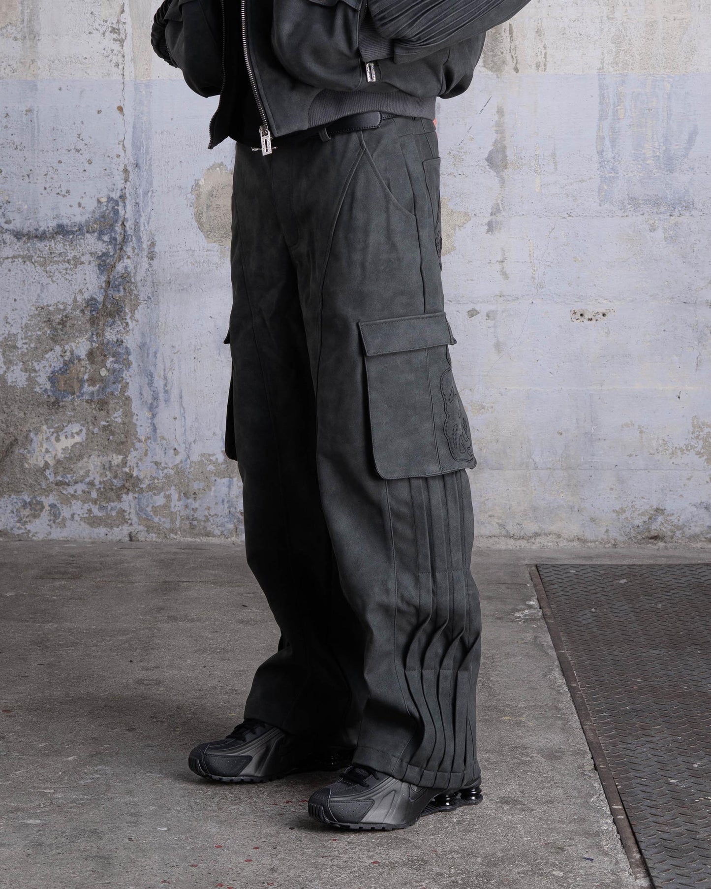 Pantalon Cargo "SHARK" - Gris foncé