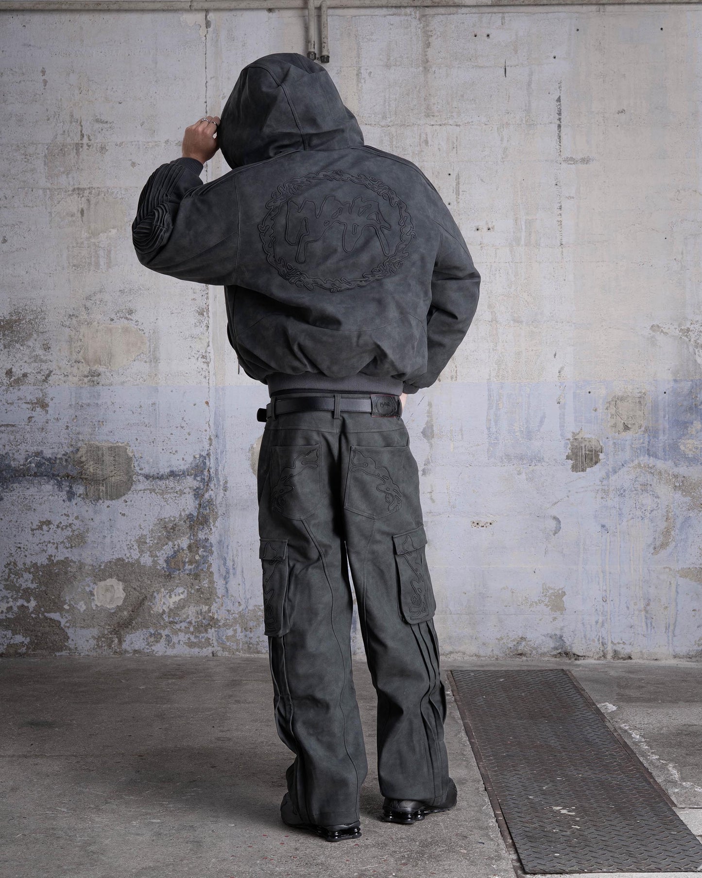 Pantalon Cargo "SHARK" - Gris foncé