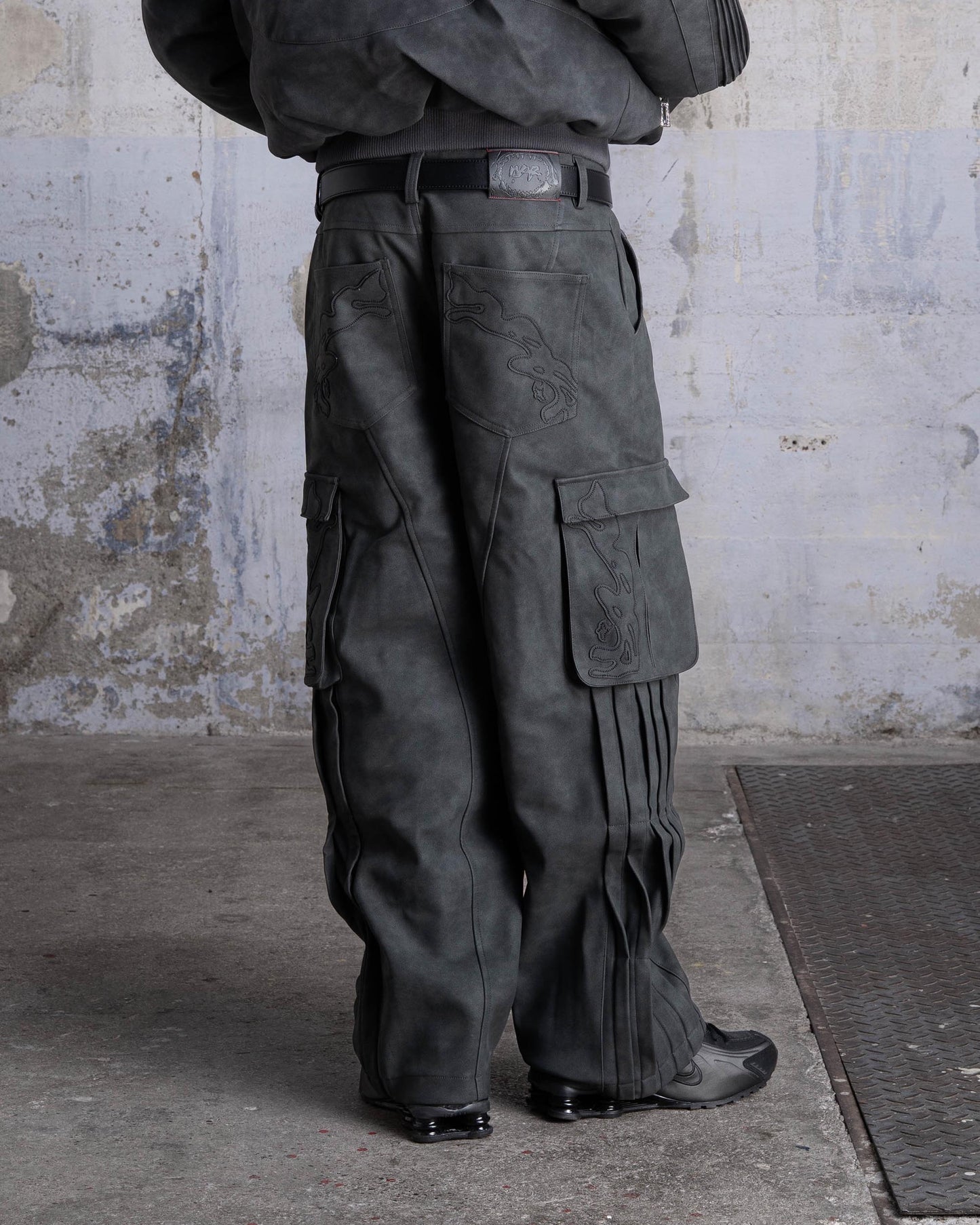 Pantalon Cargo "SHARK" - Gris foncé
