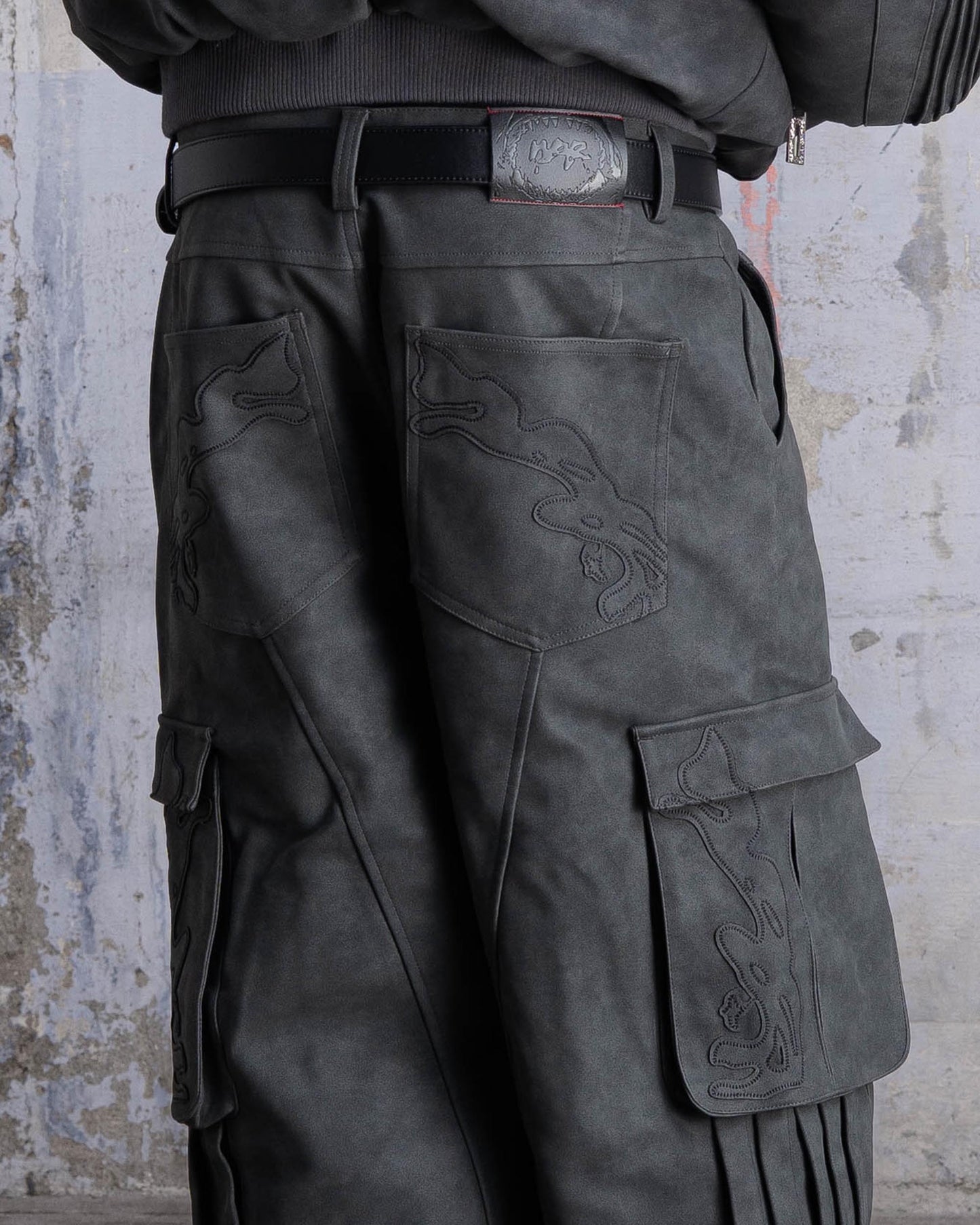 Pantalon Cargo "SHARK" - Gris foncé