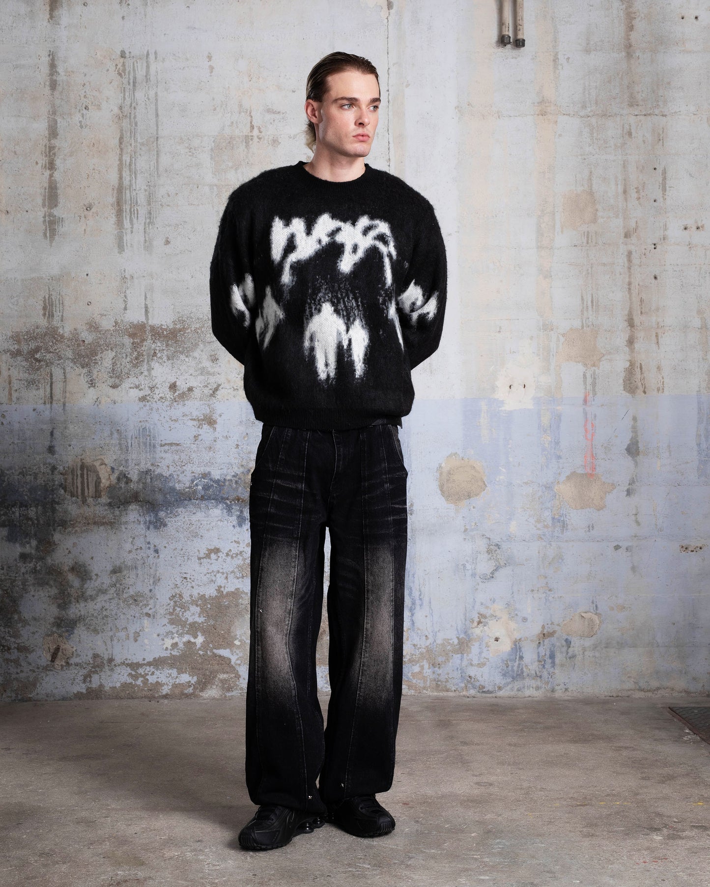 "ULTRA" PULL MOHAIR - NOIR