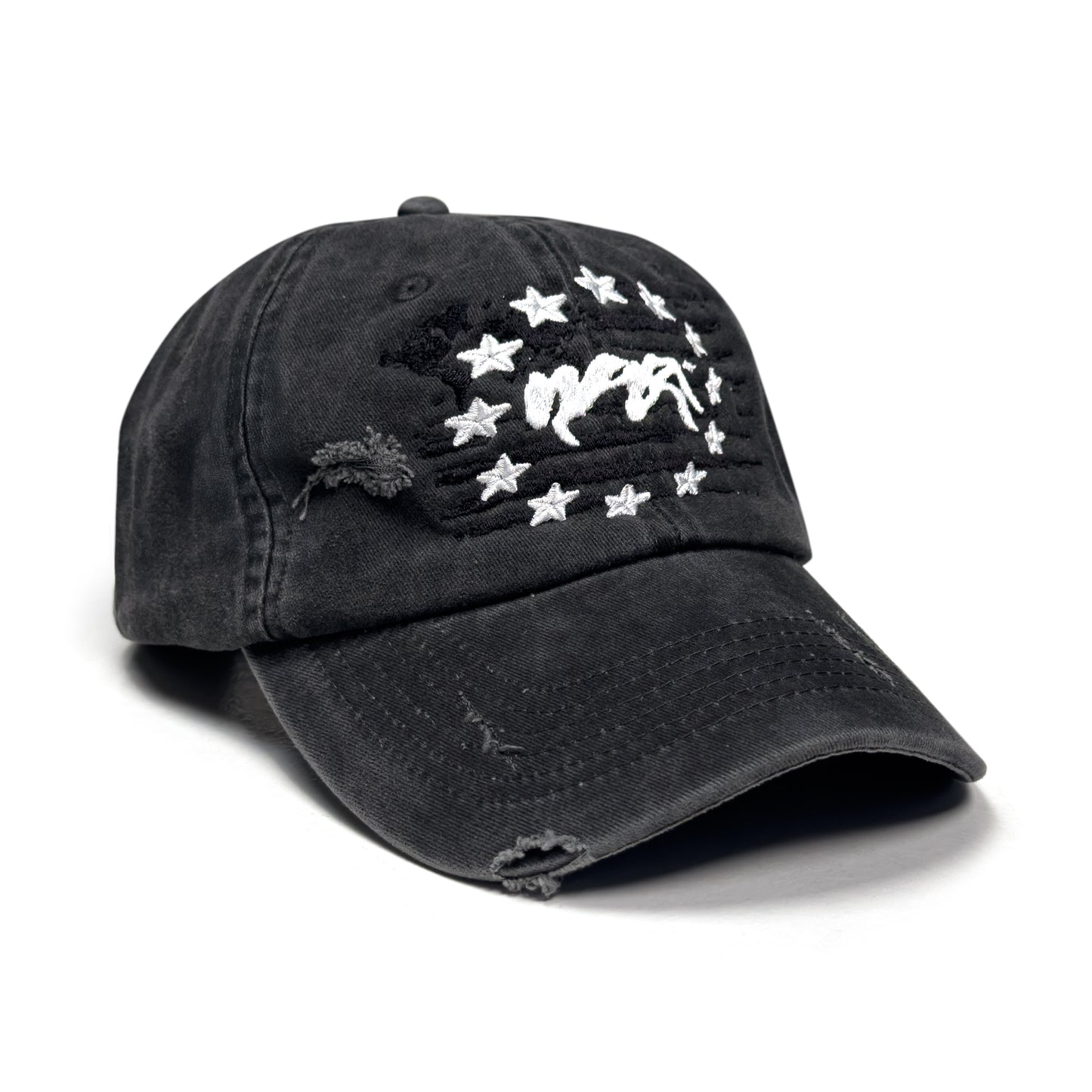 BASEBALL CAP "FLAG" - BLACK