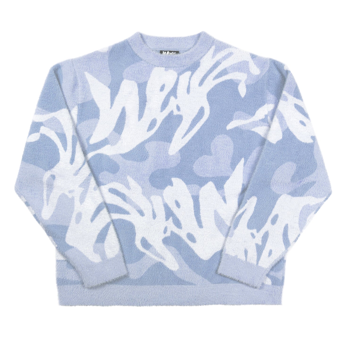 Fluffy Knitwear - Blue