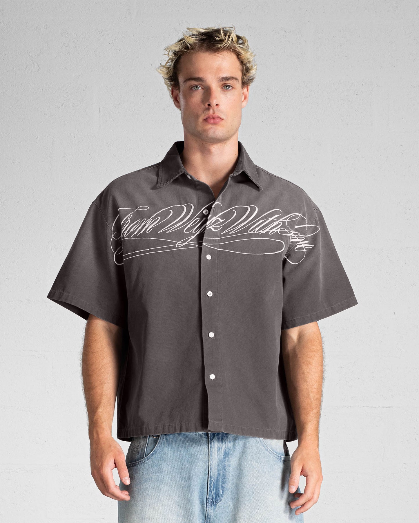 "FWWL" SHIRT - Grey