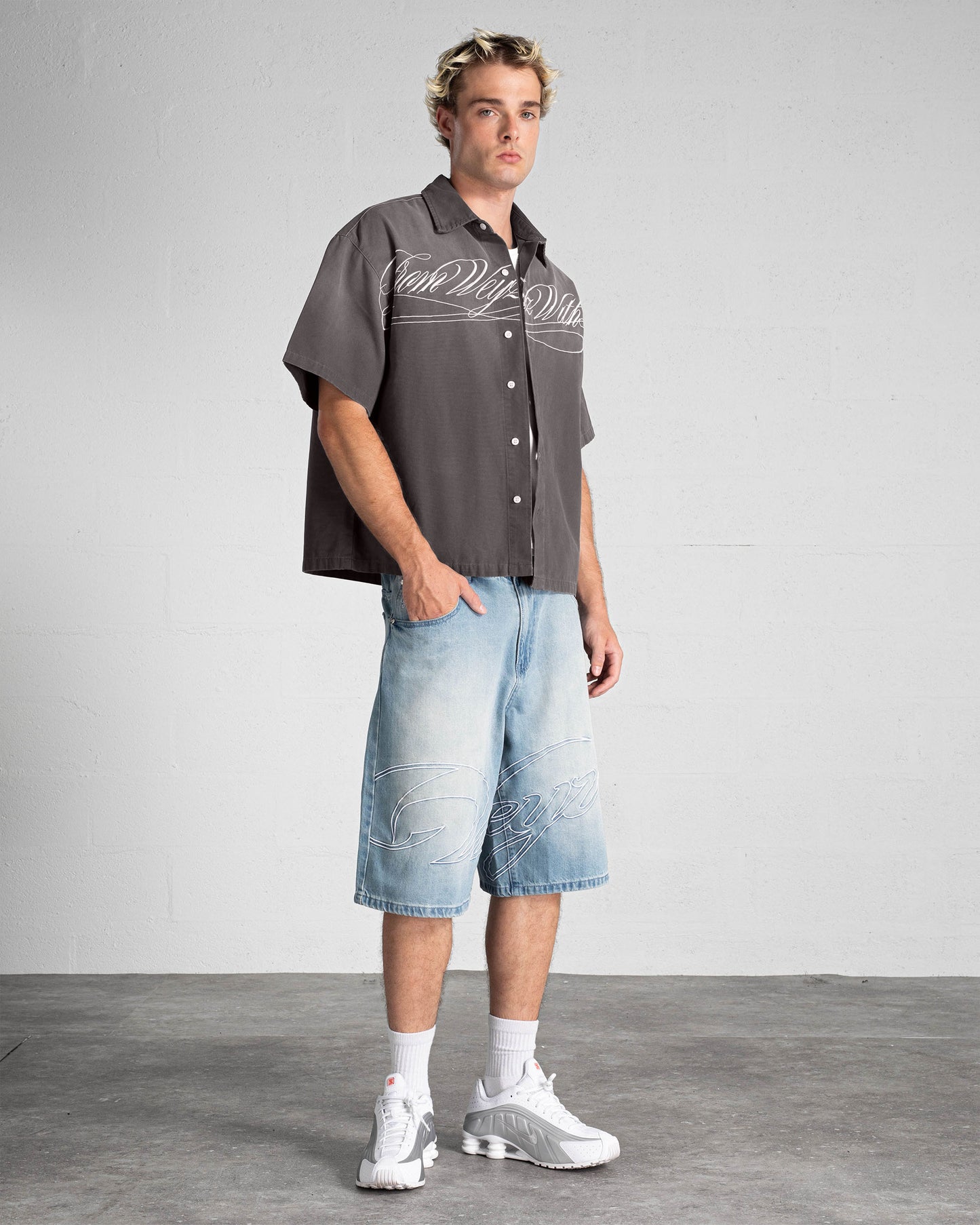 "FWWL" SHIRT - Grey