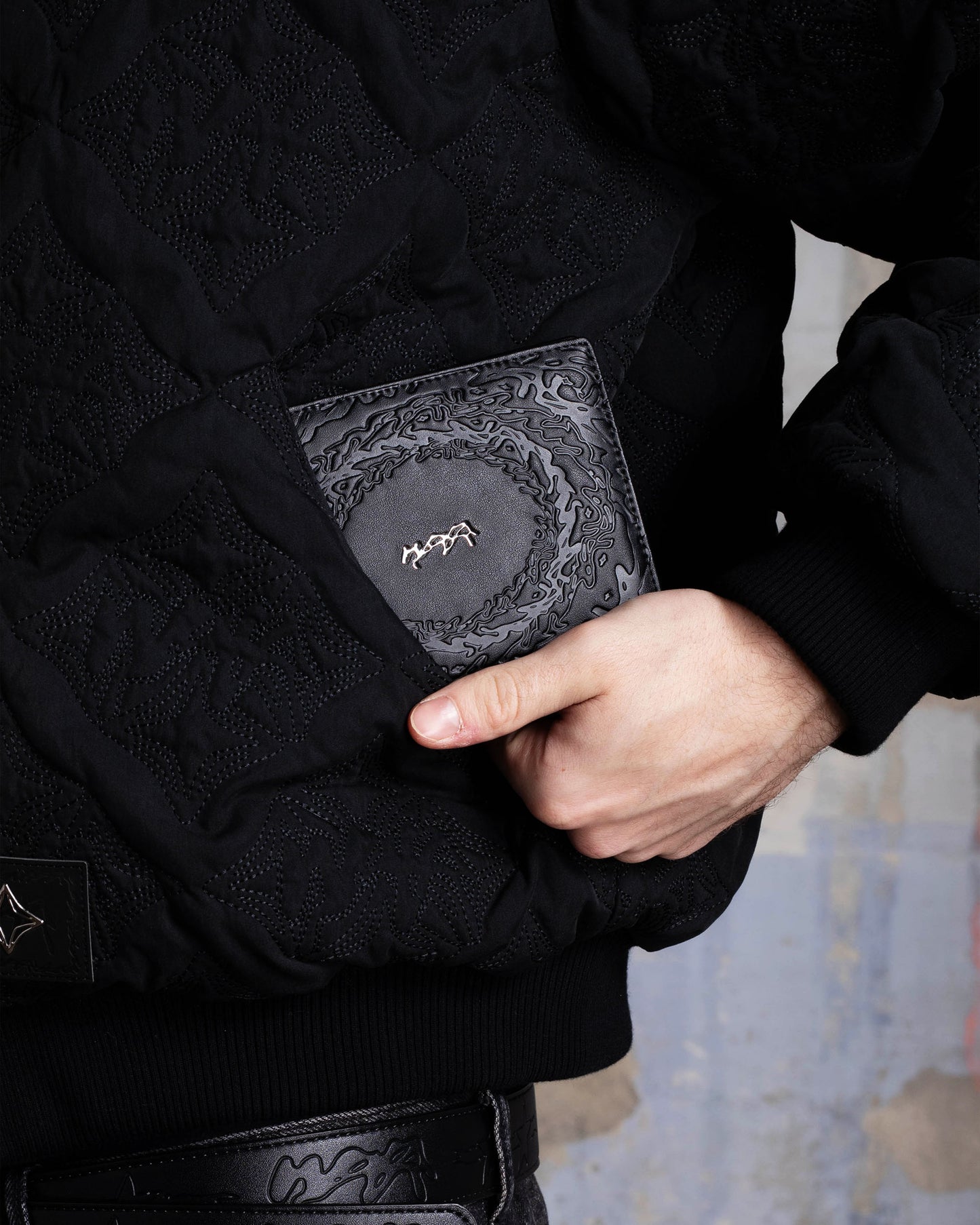 PORTEFEUILLE "ABYSSAL" CUIR VEGAN