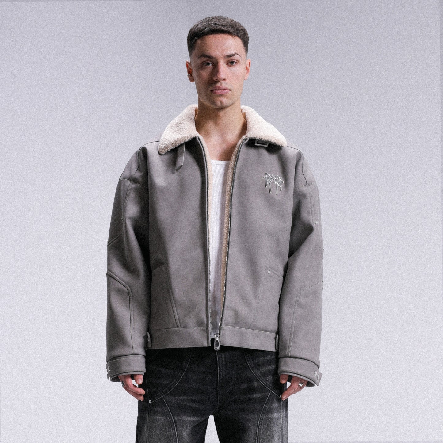 Eagle Sherpa Jacket - Grey