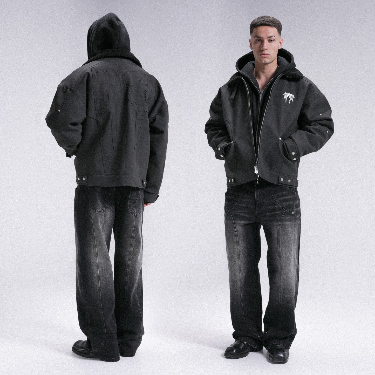 Eagle Sherpa Jacket - Black