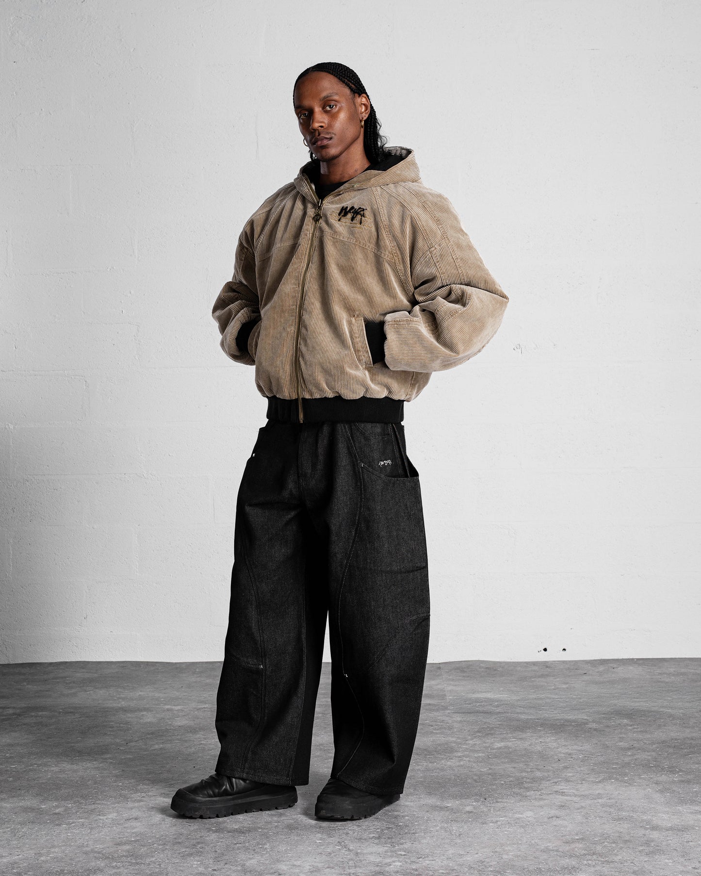 VESTE "FADED" CORDUROY DÉLAVÉ - BEIGE