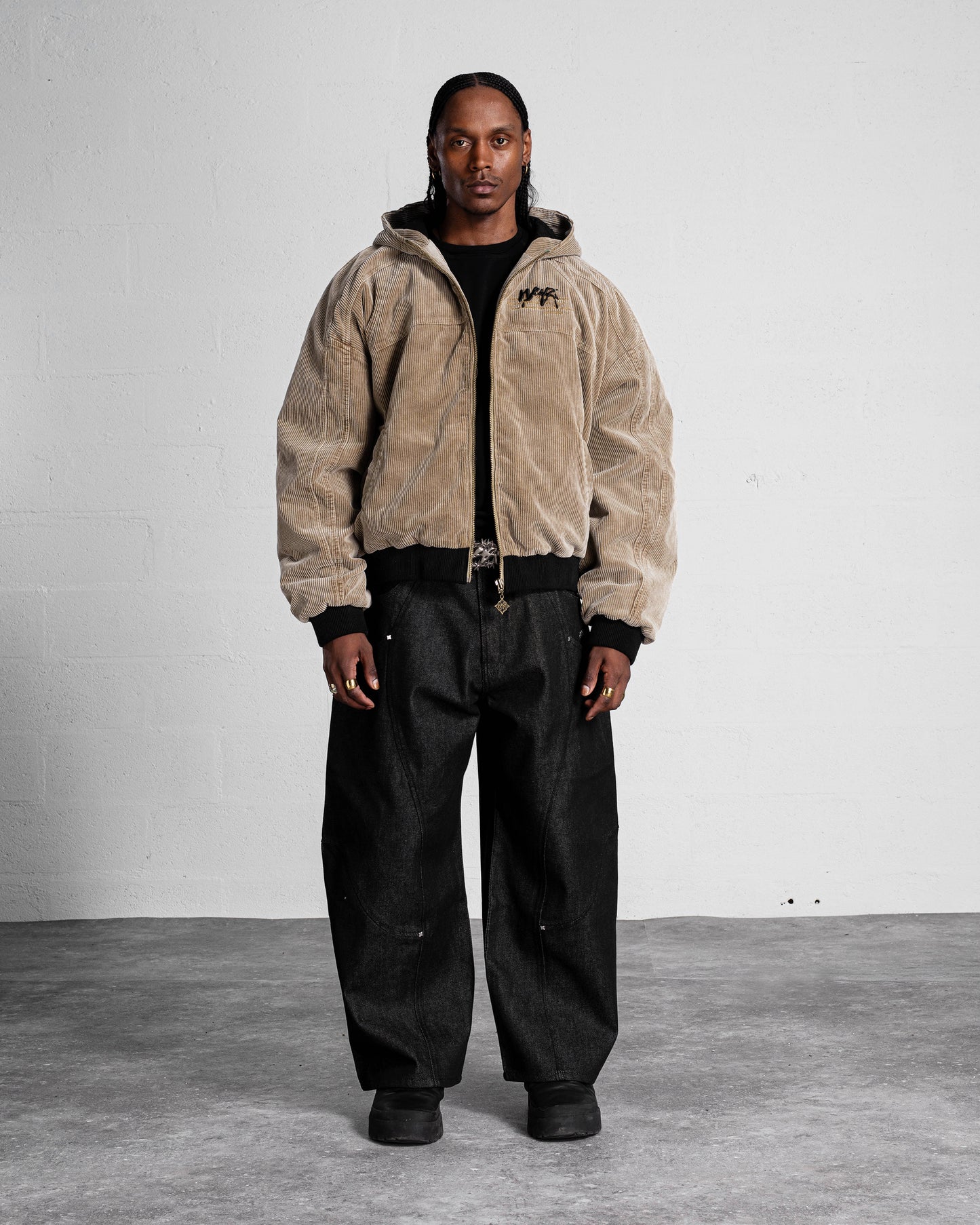 VESTE "FADED" CORDUROY DÉLAVÉ - BEIGE