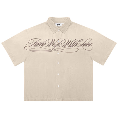 CHEMISE "FWWL" - Beige