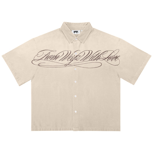 "FWWL" SHIRT - Beige