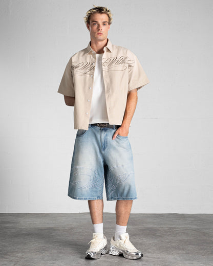 CHEMISE "FWWL" - Beige