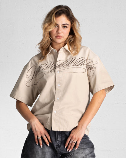 CHEMISE "FWWL" - Beige