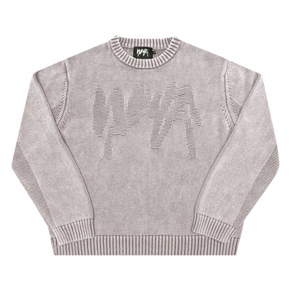 Knitwear "WAFFLE" Logo Weyz - Beige