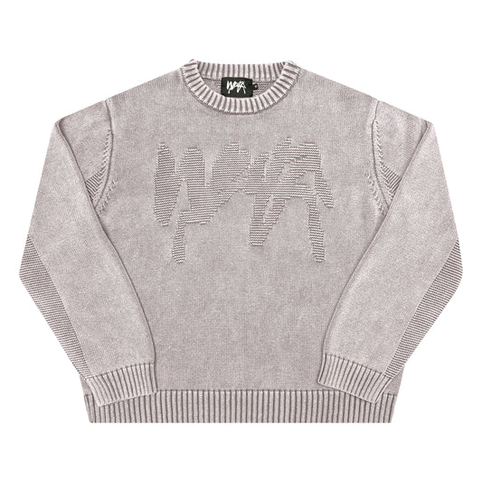 Knitwear "WAFFLE" Logo Weyz - Beige