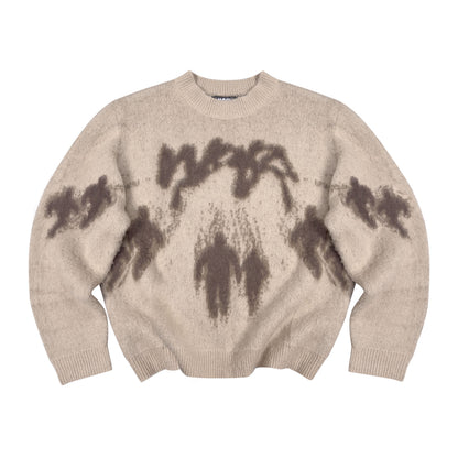 "ULTRA" MOHAIR KNIT - BEIGE
