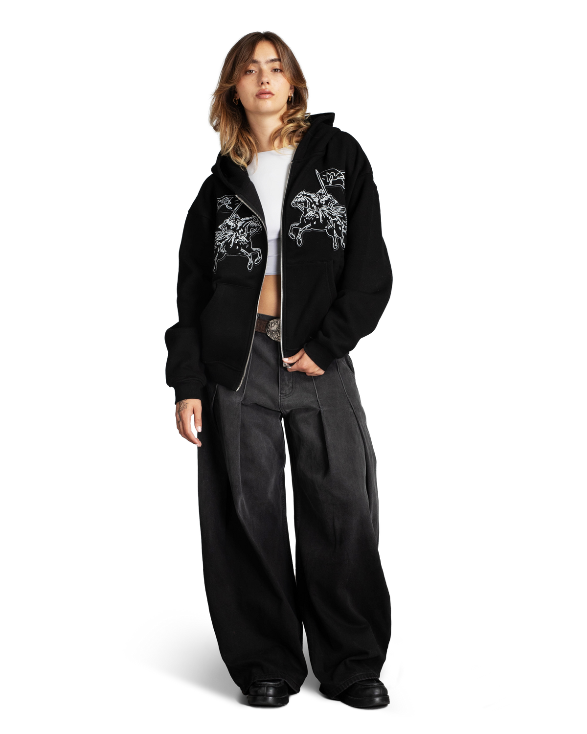 ZIP HOODIE “CAVALRY”