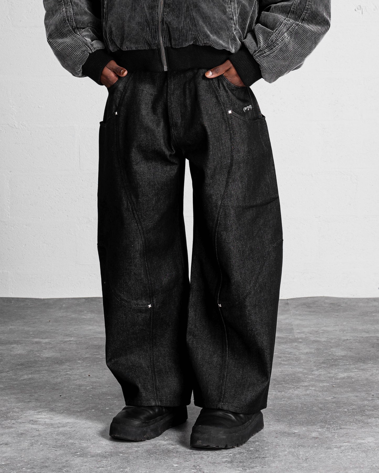 JEAN "RIFT" DENIM BRUT - NOIR