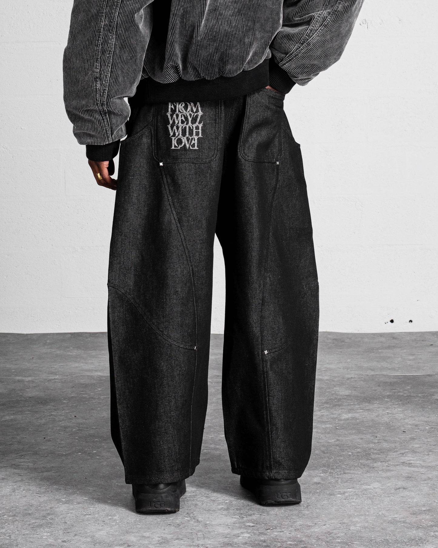 JEAN "RIFT" DENIM BRUT - NOIR