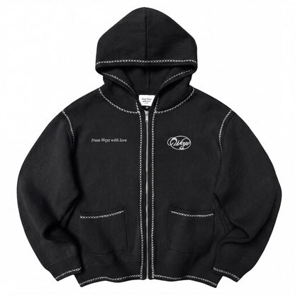 Gilet knit “GRACE” - Noir