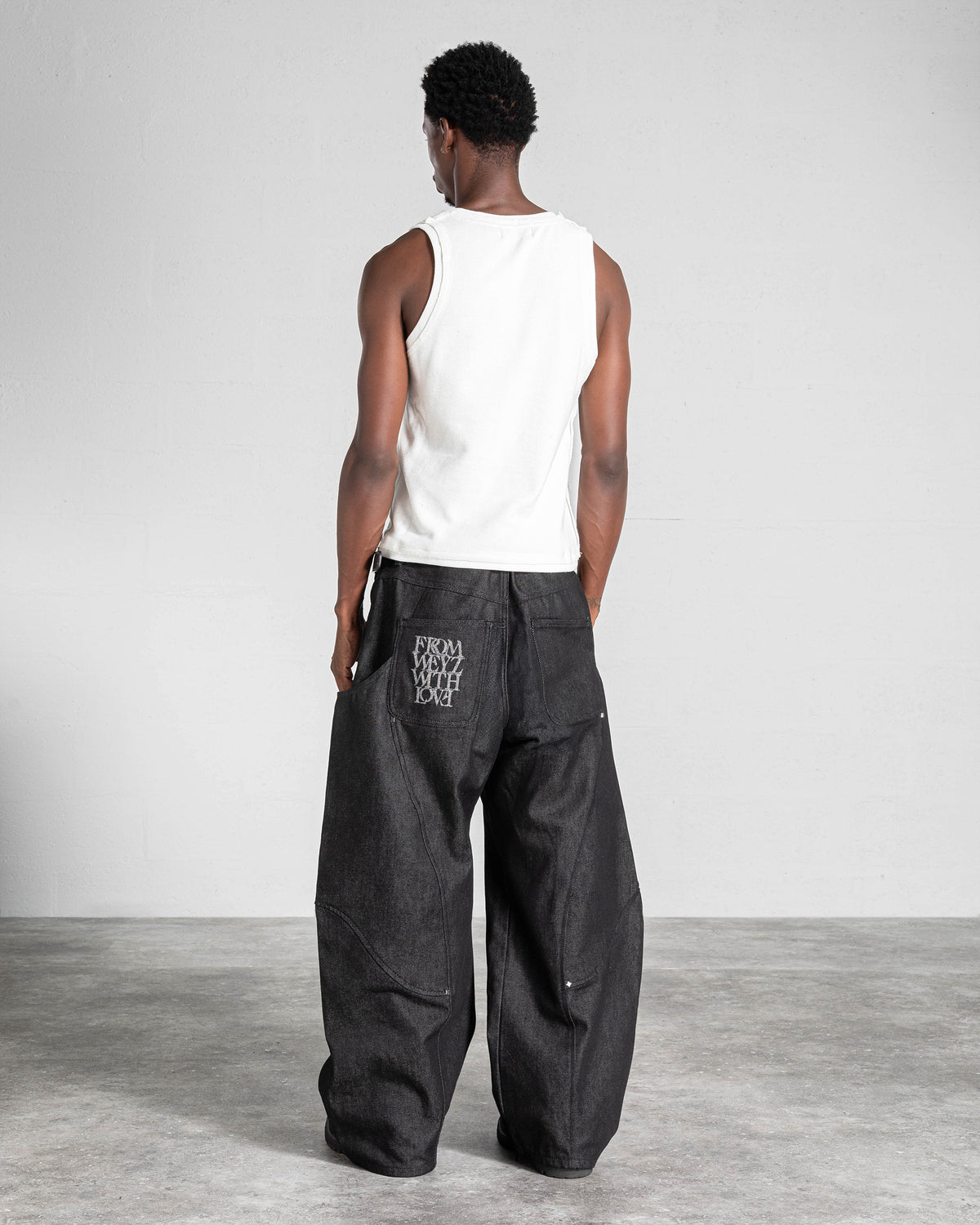 JEAN "RIFT" DENIM BRUT - NOIR