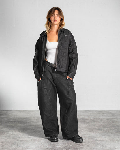 JEAN "RIFT" DENIM BRUT - NOIR