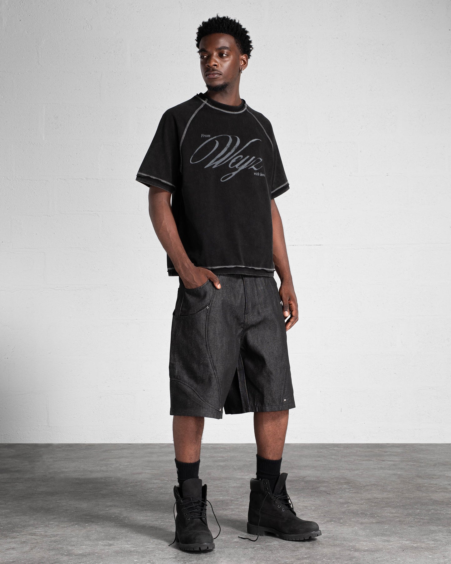 T-SHIRT "FWWL" - NOIR
