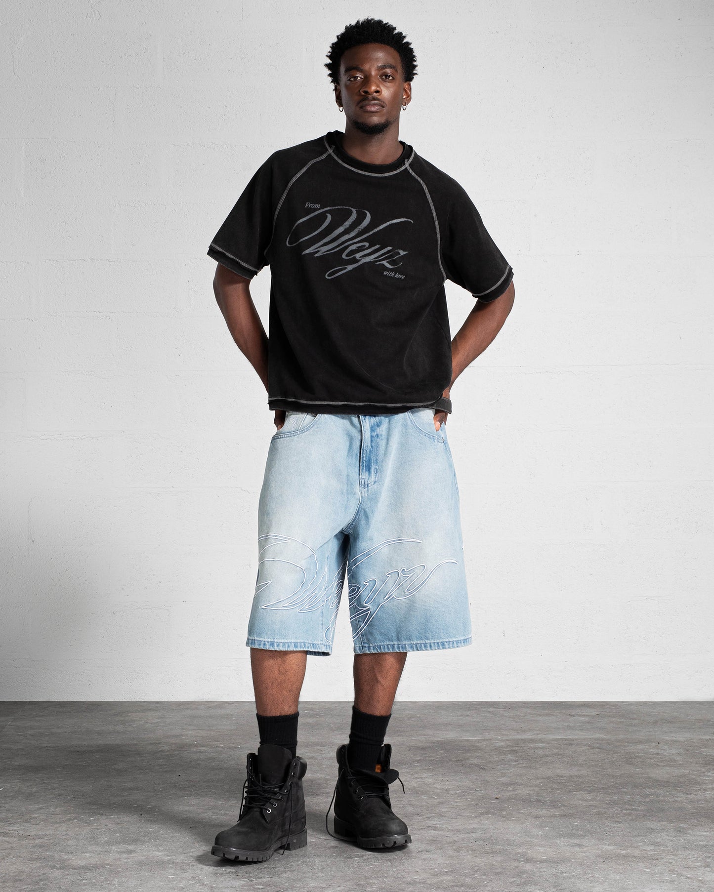 T-SHIRT "FWWL" - NOIR
