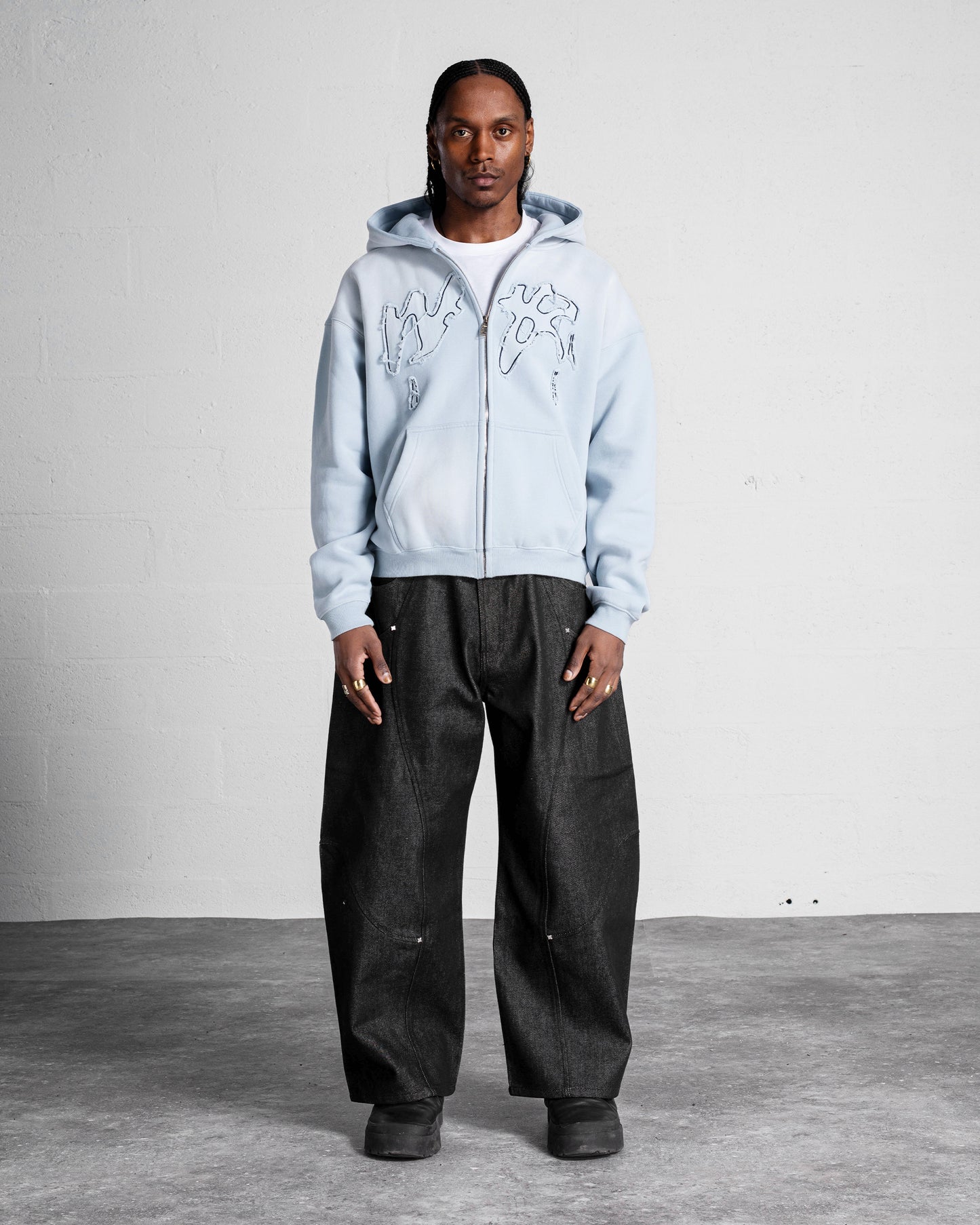 GILET "FADING WEYZ" - BLEU CLAIR