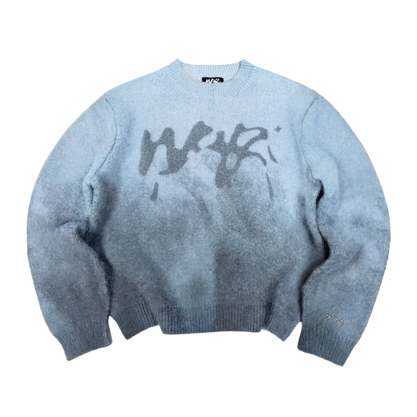Faded "PUFFY" Knit - Bleu