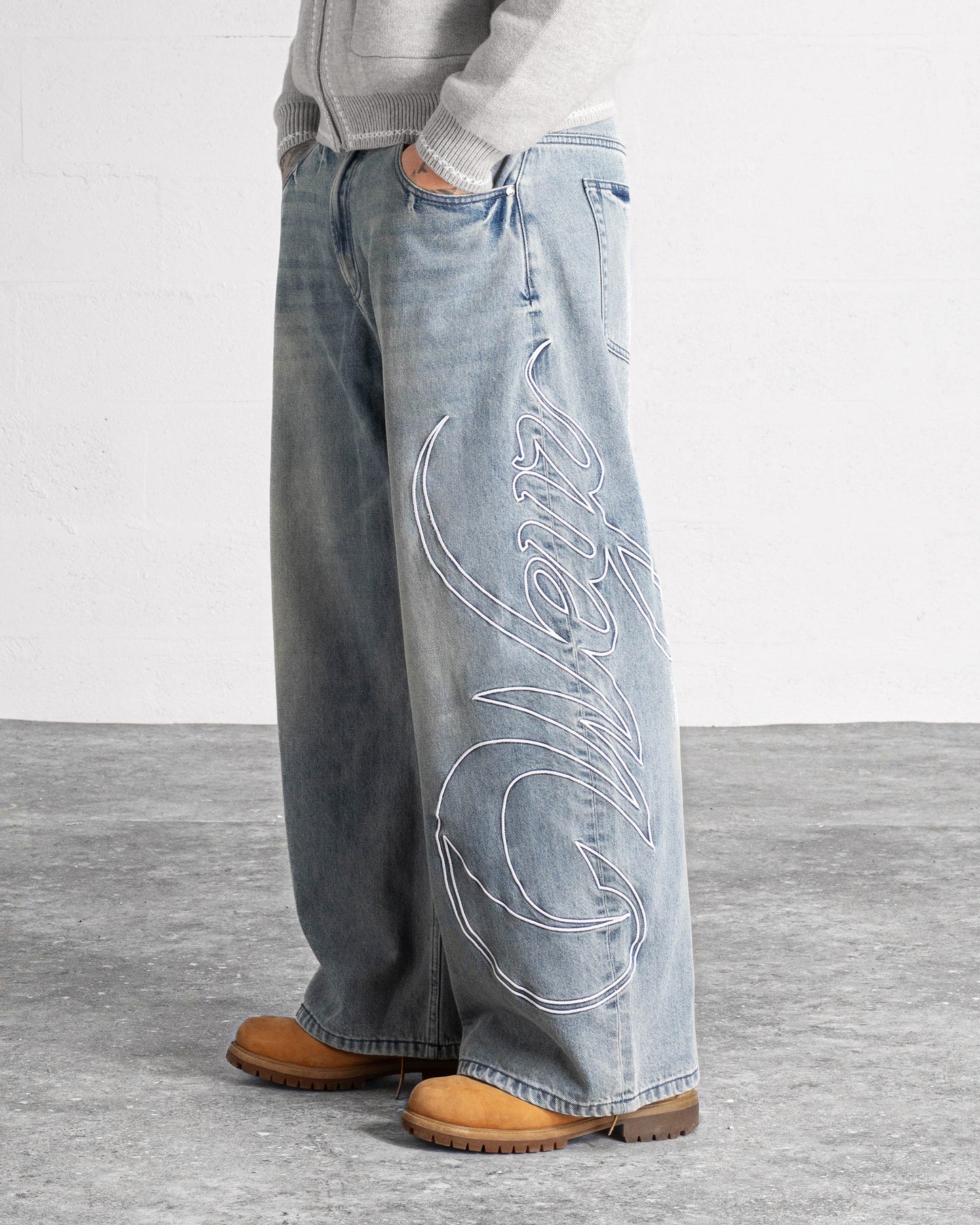 Denim Pants “HERITAGE” - Washed Blue