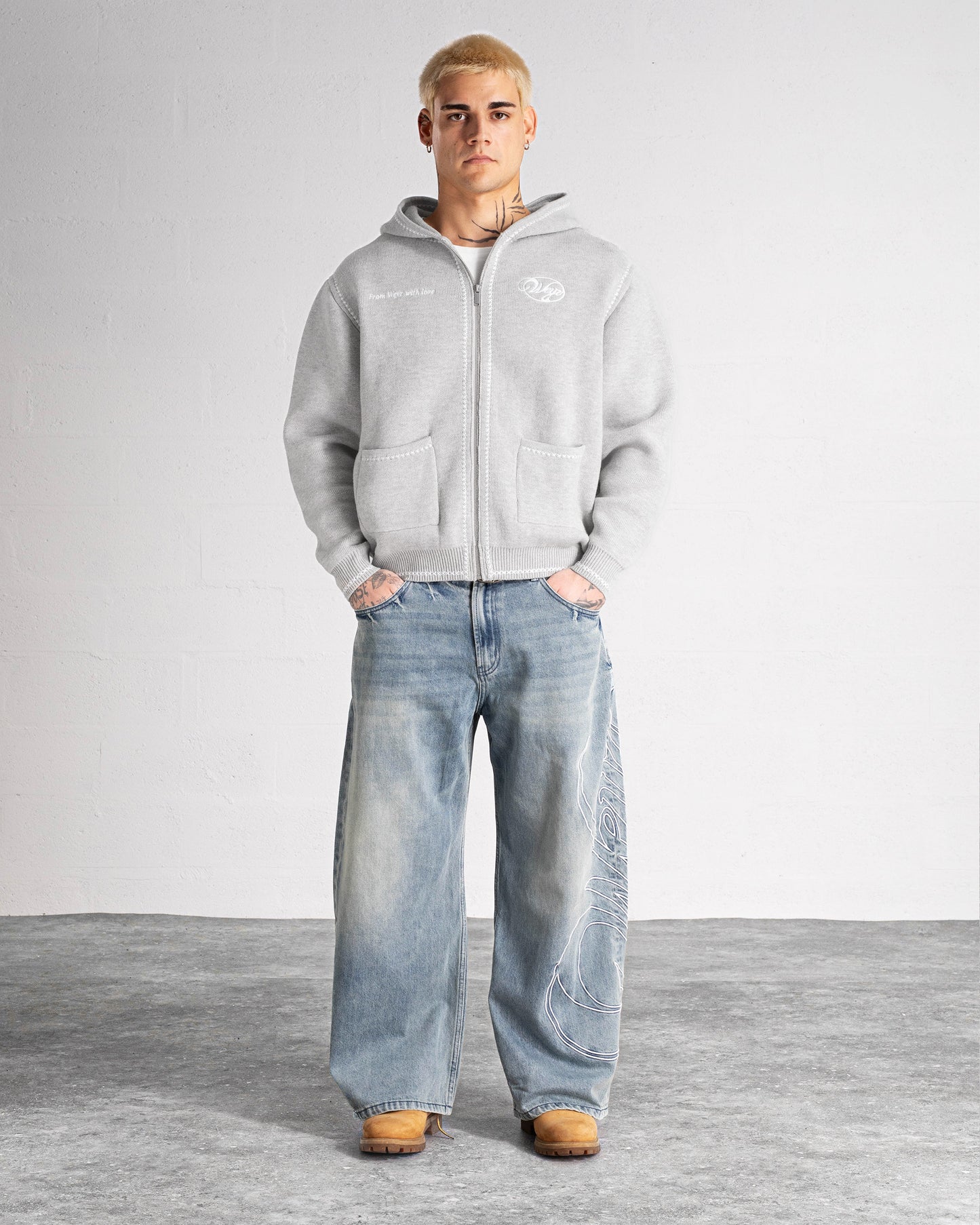 Denim Pants “HERITAGE” - Washed Blue