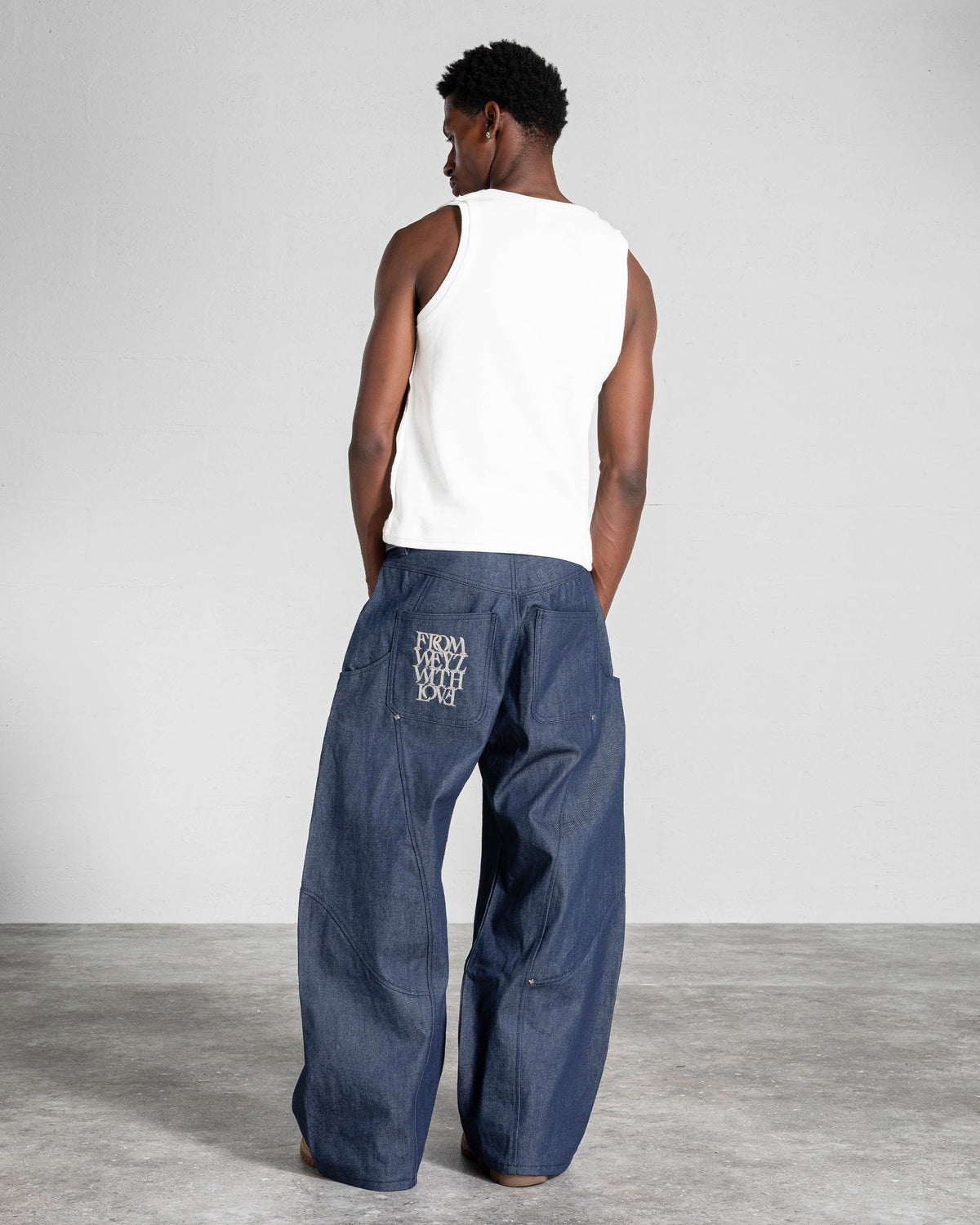 JEAN "RIFT" DENIM BRUT - NOIR
