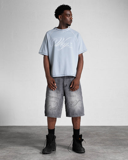 T-SHIRT "FWWL" - LIGHT BLUE
