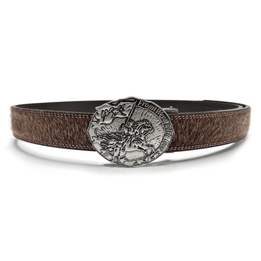 "CAVALRY" BELT - BROWN