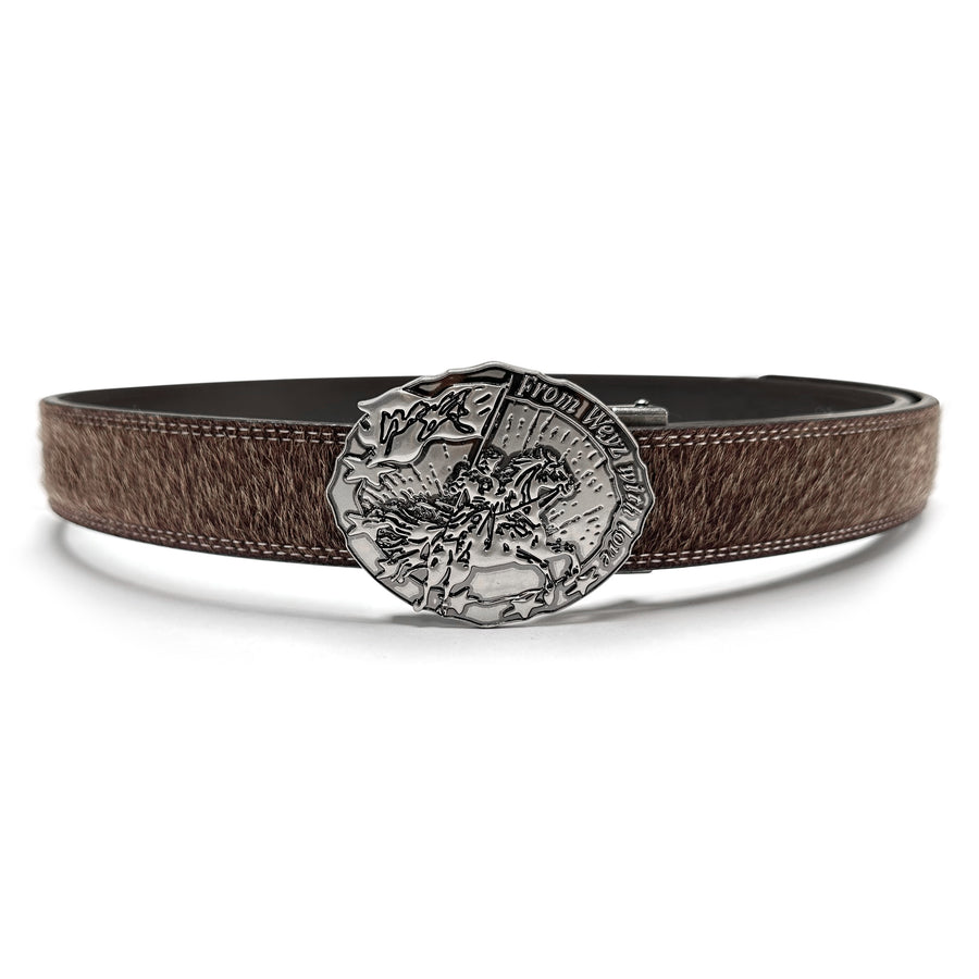 "CAVALRY" BELT - BROWN