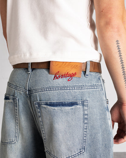 Ceinture "HERITAGE" - Marron